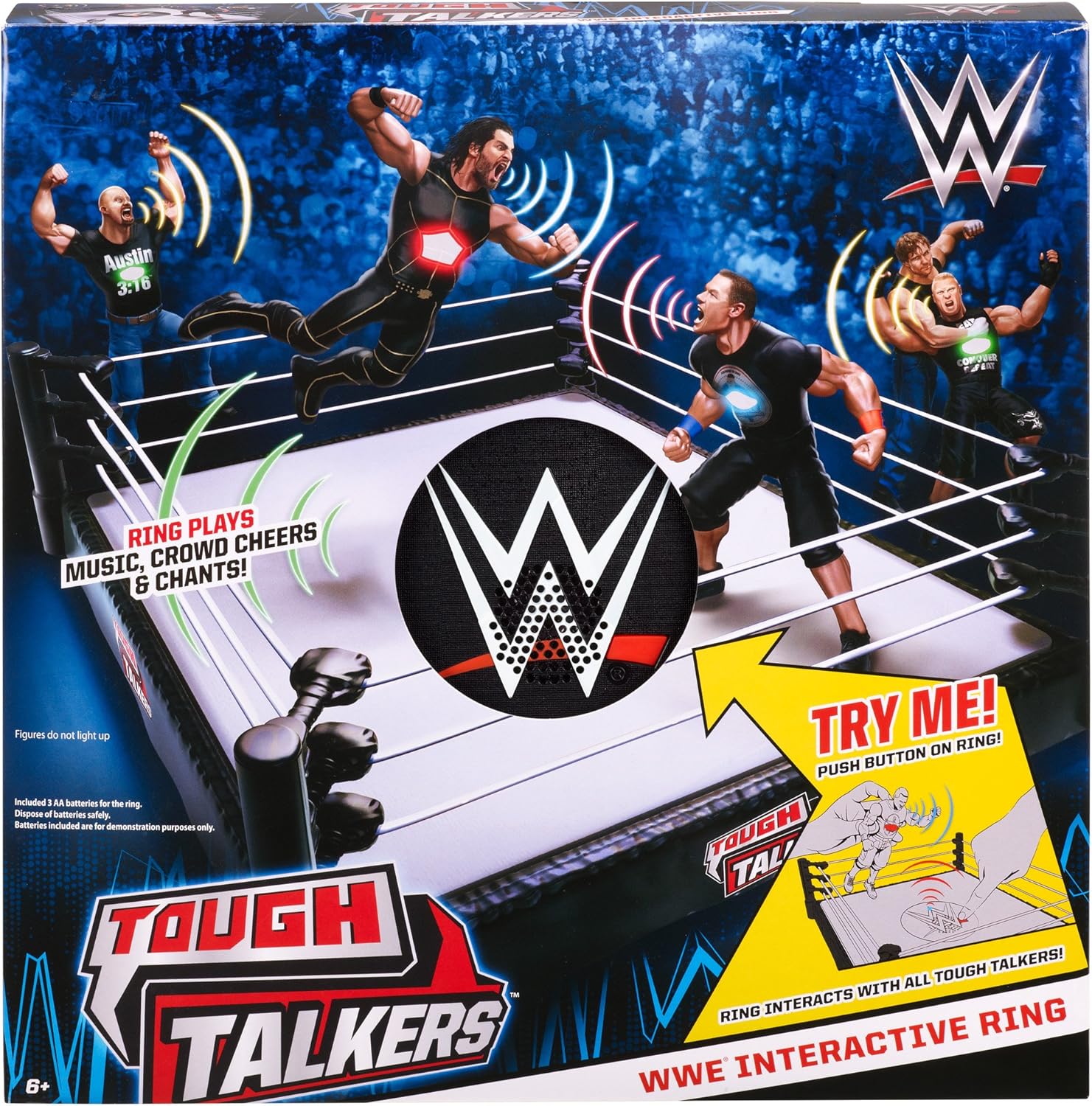 wwe tough talkers wrestling ring
