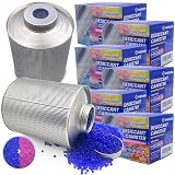 Wisesorb 800 Gram Gun Safe Dehumidifier, 6 Pack of 1.77 LBS Rechargeable Dehumidifier Blue to Pink Silica Gel Desiccant Moisture Absorbers, Dehumidifiers for Room, Bedroom, Safe, Closet, Bathroom, Car