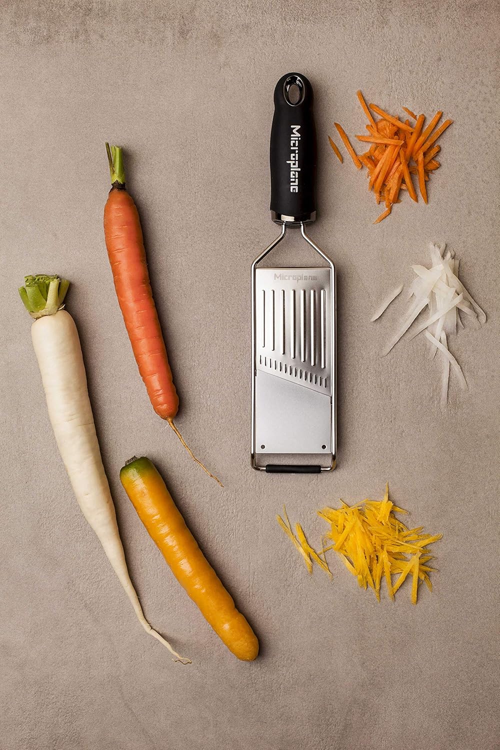 Microplane Julienne Food Slicer for Potato Apple, Carrot, Zucchini and Red Cabbage with Stainless Steel Blade - Image 3