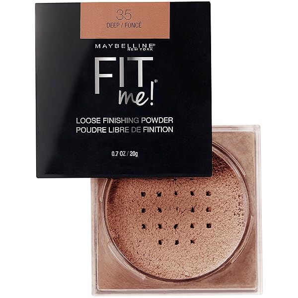 MAYBELLINE FIT ME LOOSE SETTING POWDER, FACE POWDER MAKEUP & FINISHING POWDER, DEEP, 1 COUNT