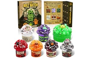 Funewest Slime Advent Calendar 2025 Kids, Christmas Countdown Calendars with Scented Slime Kits, Stocking Stuffer Gifts for G