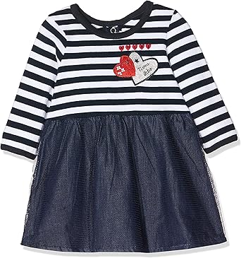 Ikks Junior Robe Mariniere Bi Matiere Tulle Bleu Navy 48 6 9 Mois Taille Fabricant 6m Bebe Fille Amazon Fr Vetements Et Accessoires