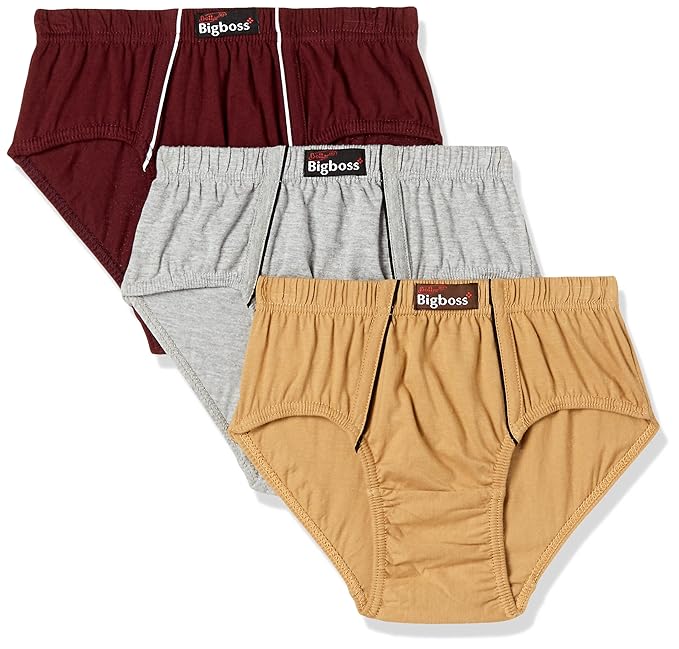 Buy Dollar Bigboss Men's Solid Brief (Pack of 3) at Amazon.in