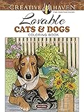 Creative Haven Lovable Cats and Dogs Coloring
