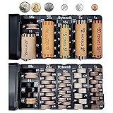 Byteen8 Coin Counter Coin Sorter｜2Packs Mini Coin