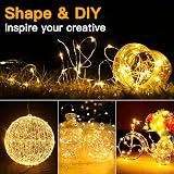 Ollny Fairy Lights Battery Operated 2 Pack 10m 100 LEDs Warm White view 4