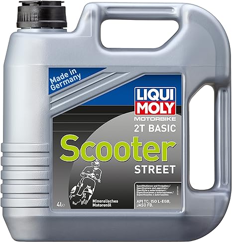 LIQUI MOLY 1237 Racing Scooter 2T Basic Motoröl, 4 L