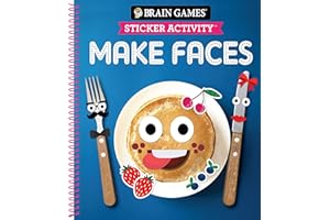 Brain Games - Sticker Activity - Make Faces (Age 3 Years and Up) (Volume 1)