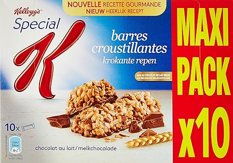 Kellogg S Barre Cereales Special K Chocolat Au Lait 10 X 20 G