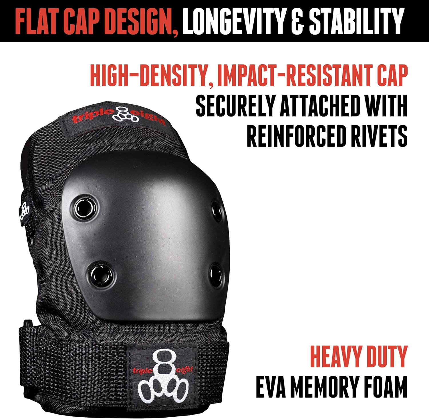 Triple Eight Park Skateboarding Pad Set with KP 22 Knee Pads and EP 55 Elbow Pads : Skate And Skateboarding Knee Pads : Sports & Outdoors