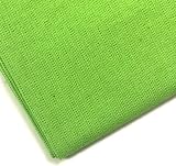 M & J Plain Lime Green Cotton Fabric 60in 100% Cotton 1 Metre