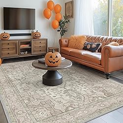 GENIMO 8x10 Area Rugs for Living Room, Machine