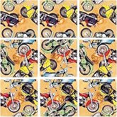B Dazzle Classic Motorcycles Scramble Squares 9 Piece Puzzle