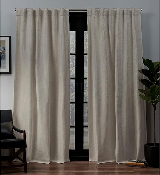 Amazon Com Exclusive Home Curtains Lancaster Basket Weave Woven