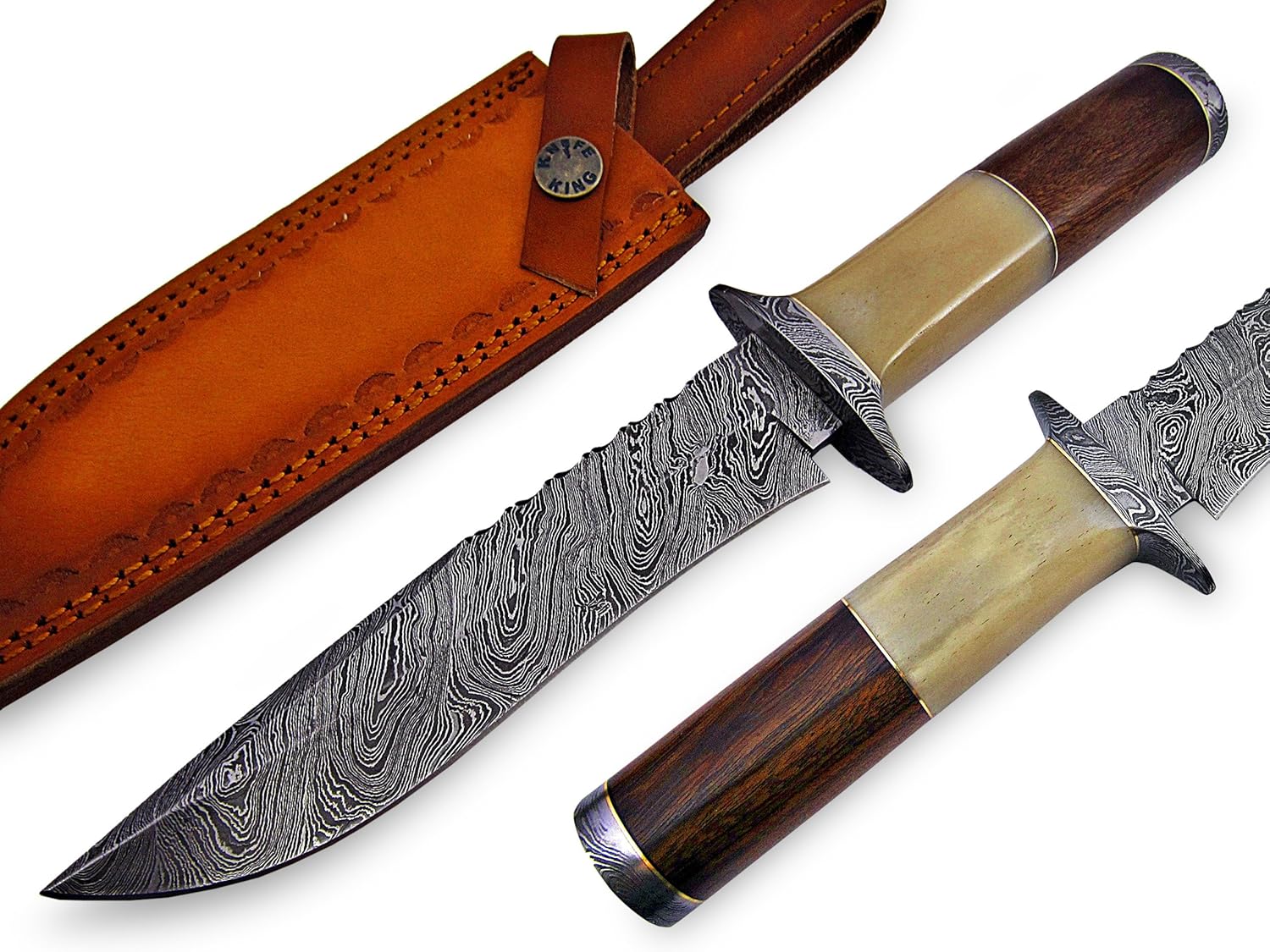 Knife King Premium "Custom Damascus Handmade Hunting Knife