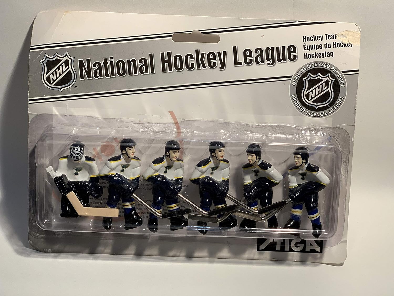 Amazon Com Nhl St Louis Blues Table Top Hockey Game Players