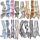 DAZZLEBRITE Mutifunctional Purse Scarf for Women | Fashion Boho Bag Scarf, Scarves for Handbags Neck Hair Decoration