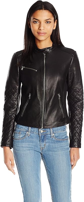 Levi’s 李维斯 小羊皮 女式机车夹克 XS码3.1折$130.18 海淘转运到手约￥1039