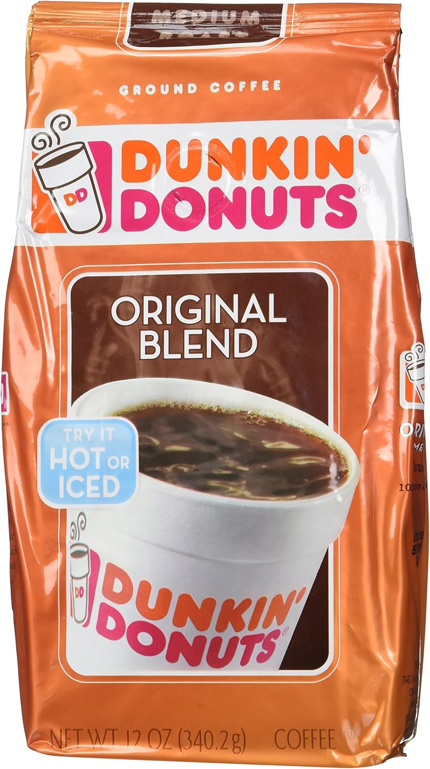 Dunkin Donuts Original Blend 12 OZ Ground Coffee (Pack of 2) Amazon.ca