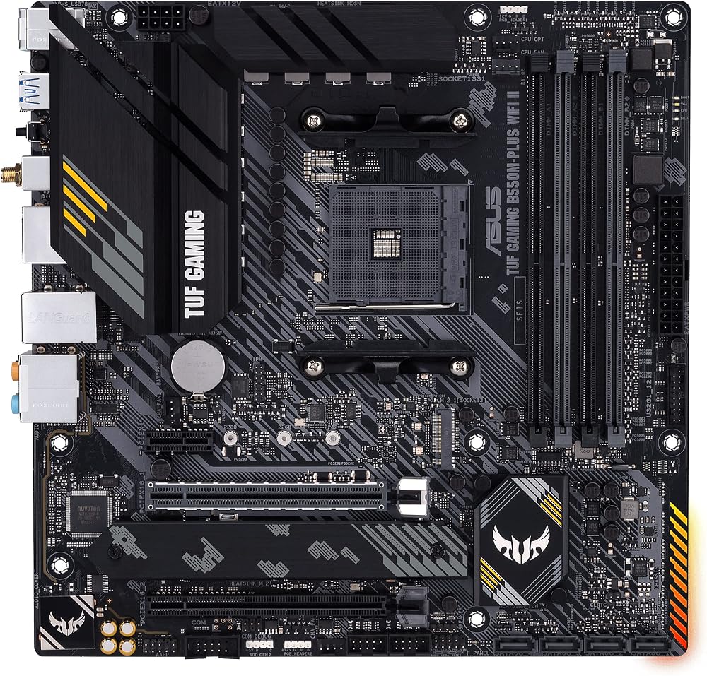ASUS TUF GAMING B550M-PLUS WIFI II motherboard 1200 PCIe
