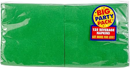 Amazon Co Jp Festive Green Big Party Pack Beverage Napkins フェスティブグリーン ビッグパーティーパック飲料ナプキン ハロウィン クリスマス おもちゃ