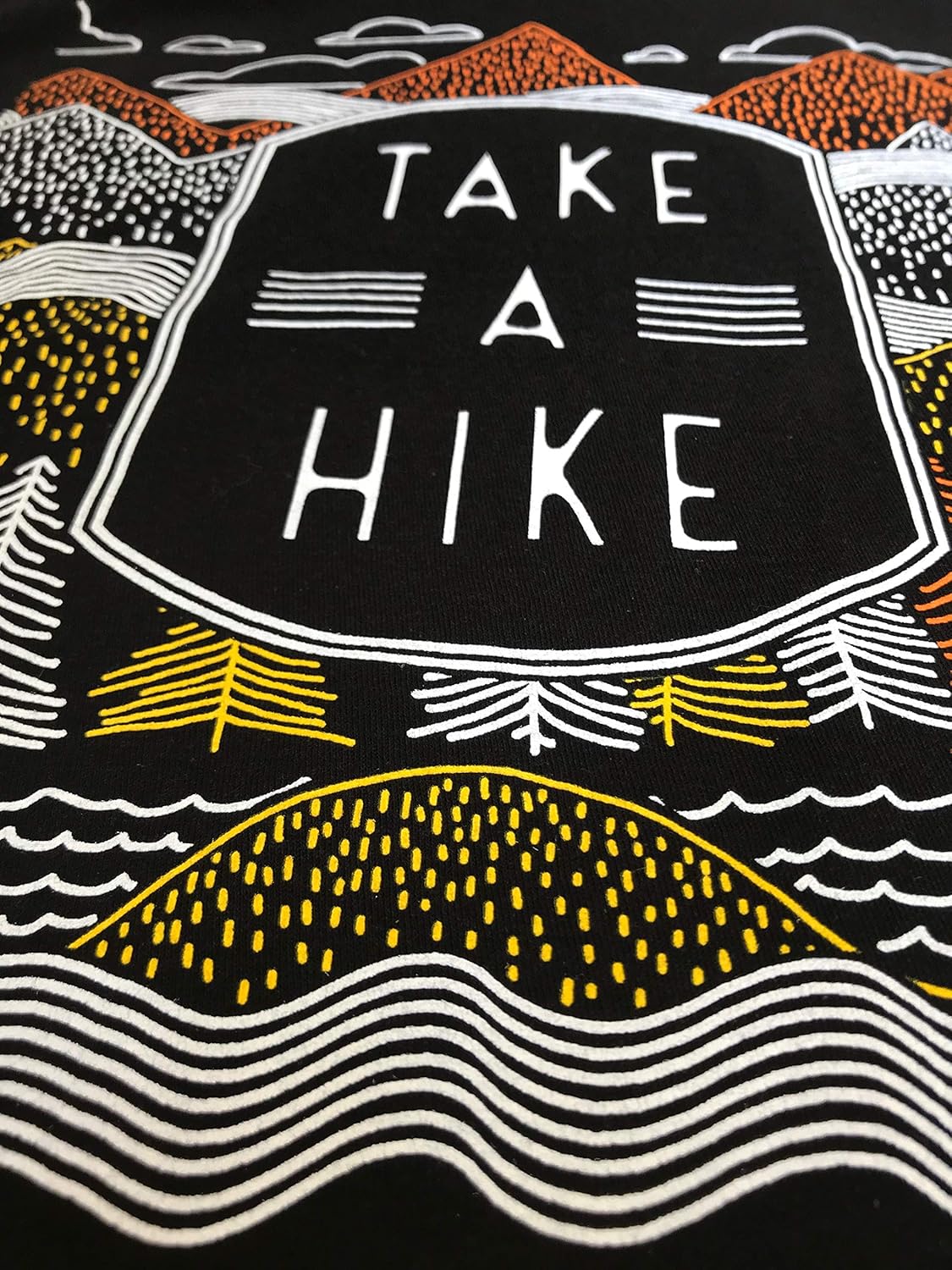 Take a Hike | Outdoor Nature Hiking Camping Graphic Saying for Men Women T-Shirt: Clothing