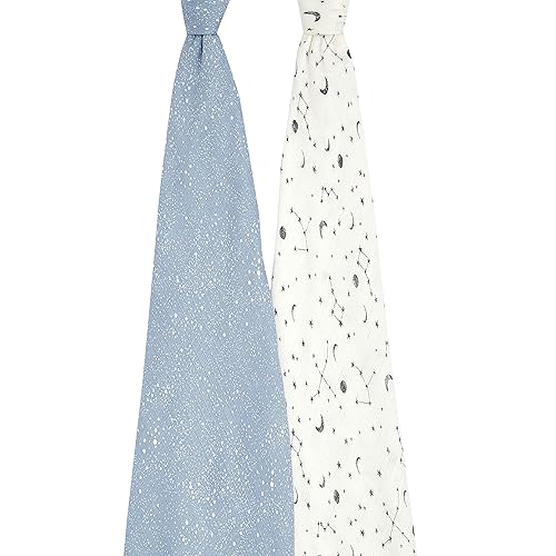 aden anais Essentials Silky Soft Swaddle Baby Blanket, Viscose from  Bamboo, Blankets for Girls Boys, Baby