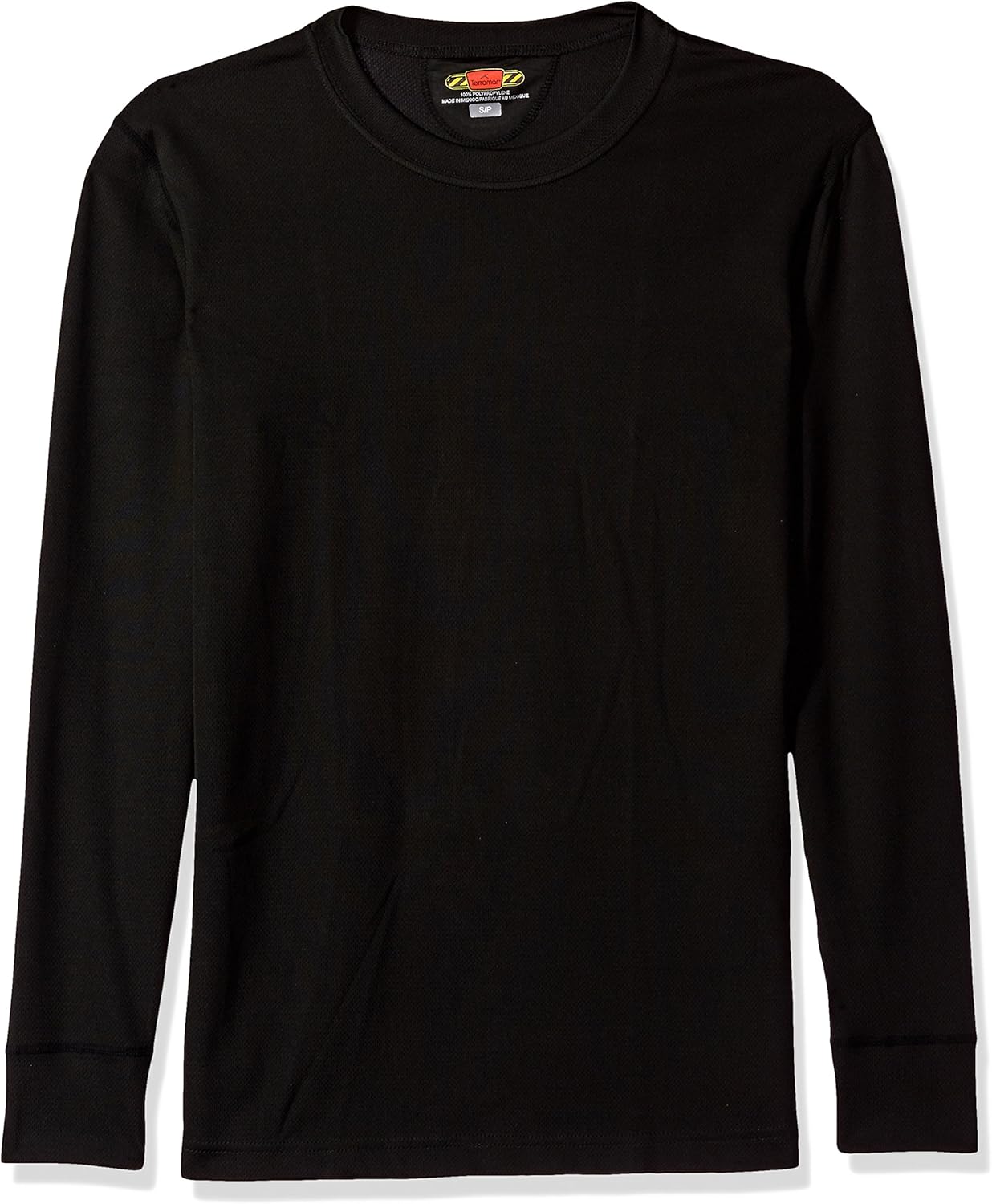 Terramar Men's Polypropylene Lightweight Mesh Knit Long Sleeve Crew: Clothing