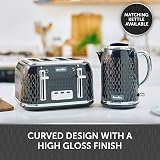 Breville Curve 4 Slice Toaster High Lift Wide Slots Black Chrome VTT786 view 6