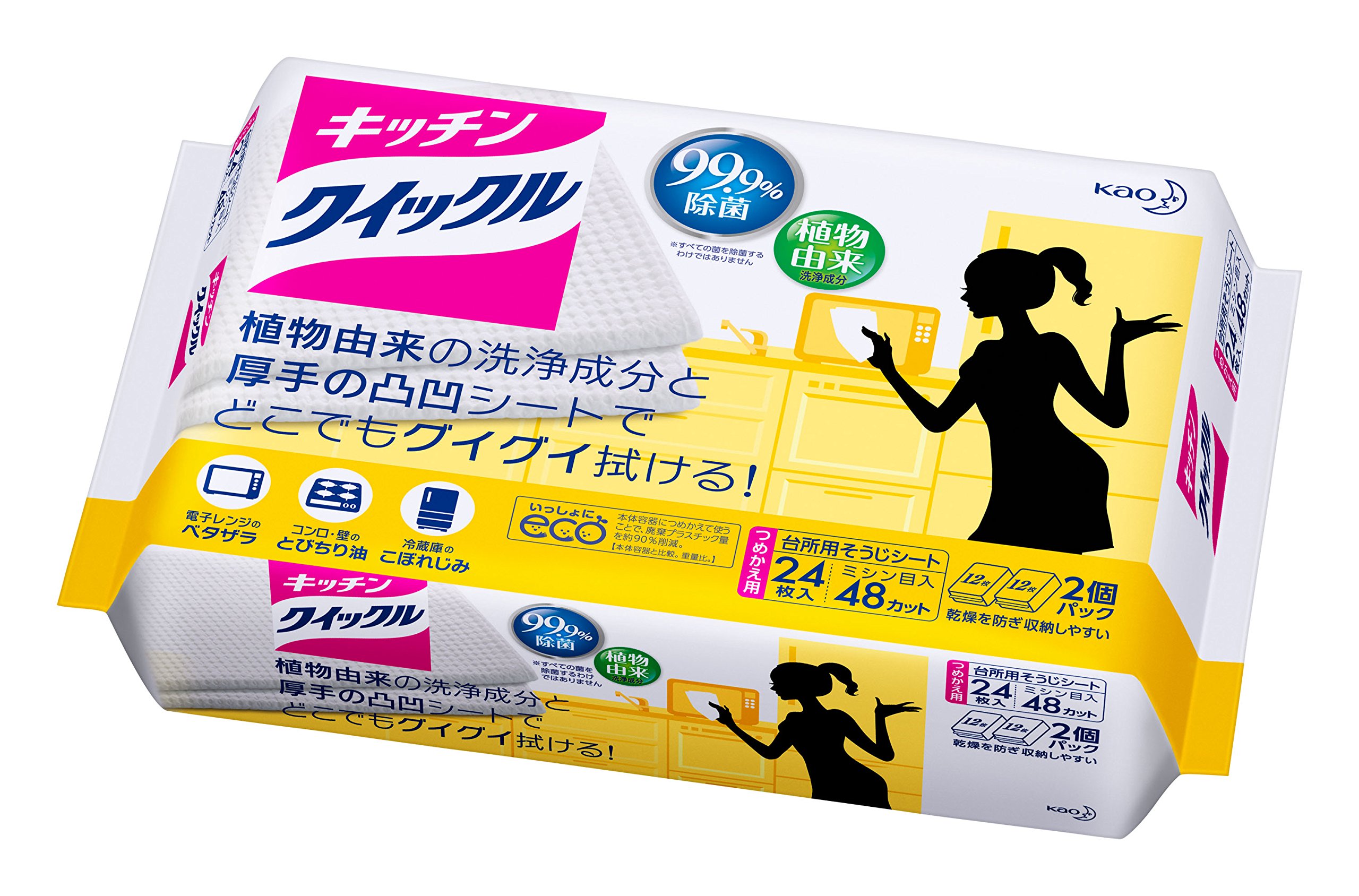 キッチンクイックル 台所用洗剤 シートタイプ 詰替用 24枚商品画像