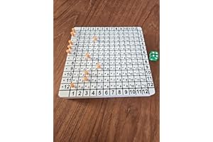 Legendary Medias 12x12 Dice Strategy Board Game for 2-6 Players with Storage, Dice and Pegs Included (1)