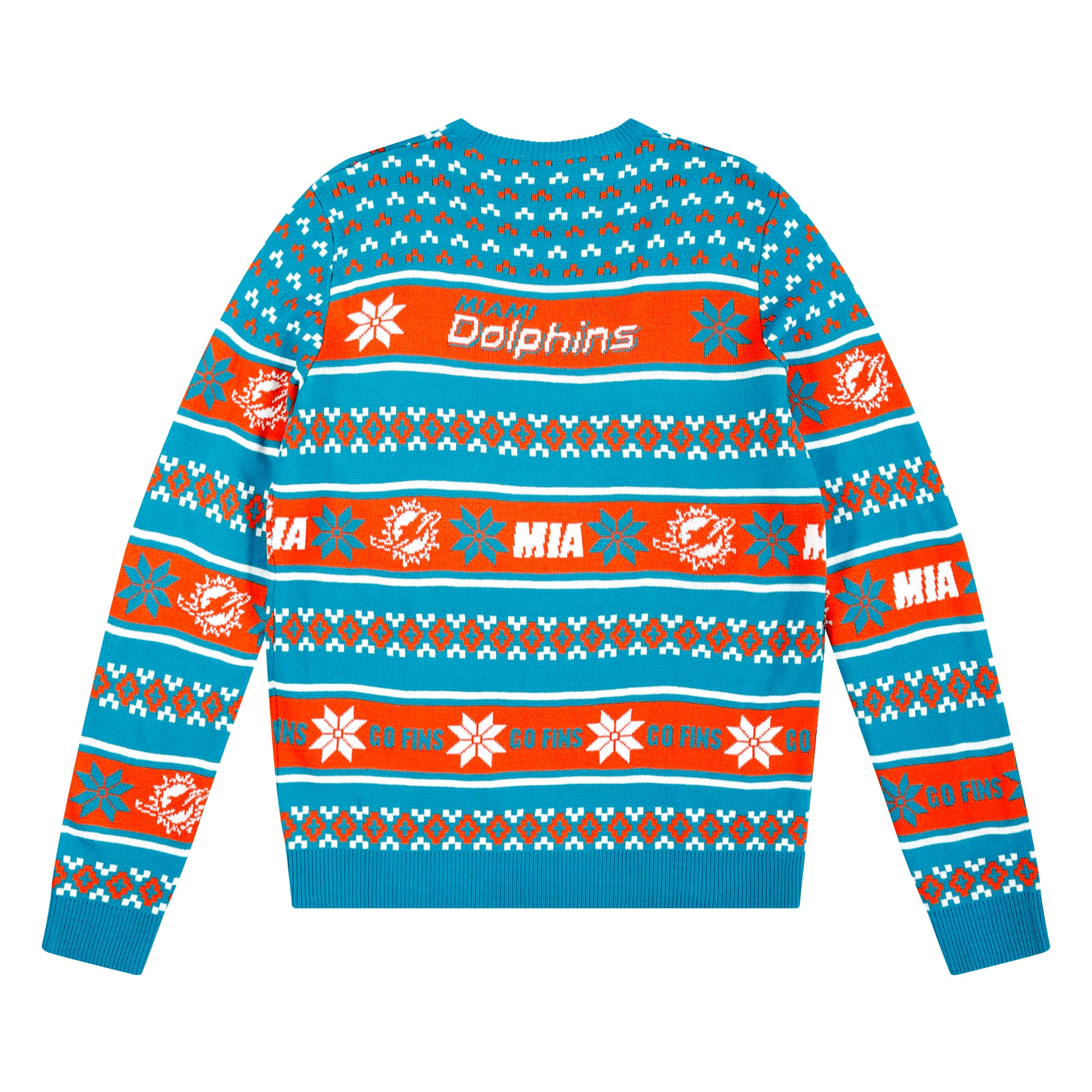 FOCO Standard NFL Big Logo Ugly Sweater, Team Color