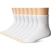 Gold Toe Men's Cushioned Cotton Quarter Extended 7-Pack