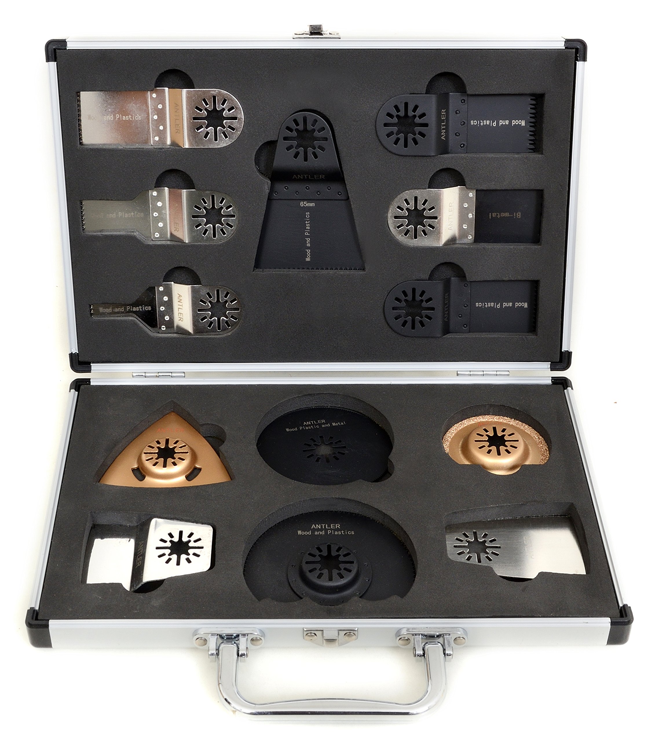 Antler 13 Blades Case Set for Fein Multimaster Multi Talent Einhell Milwaukee Bosch Multitool