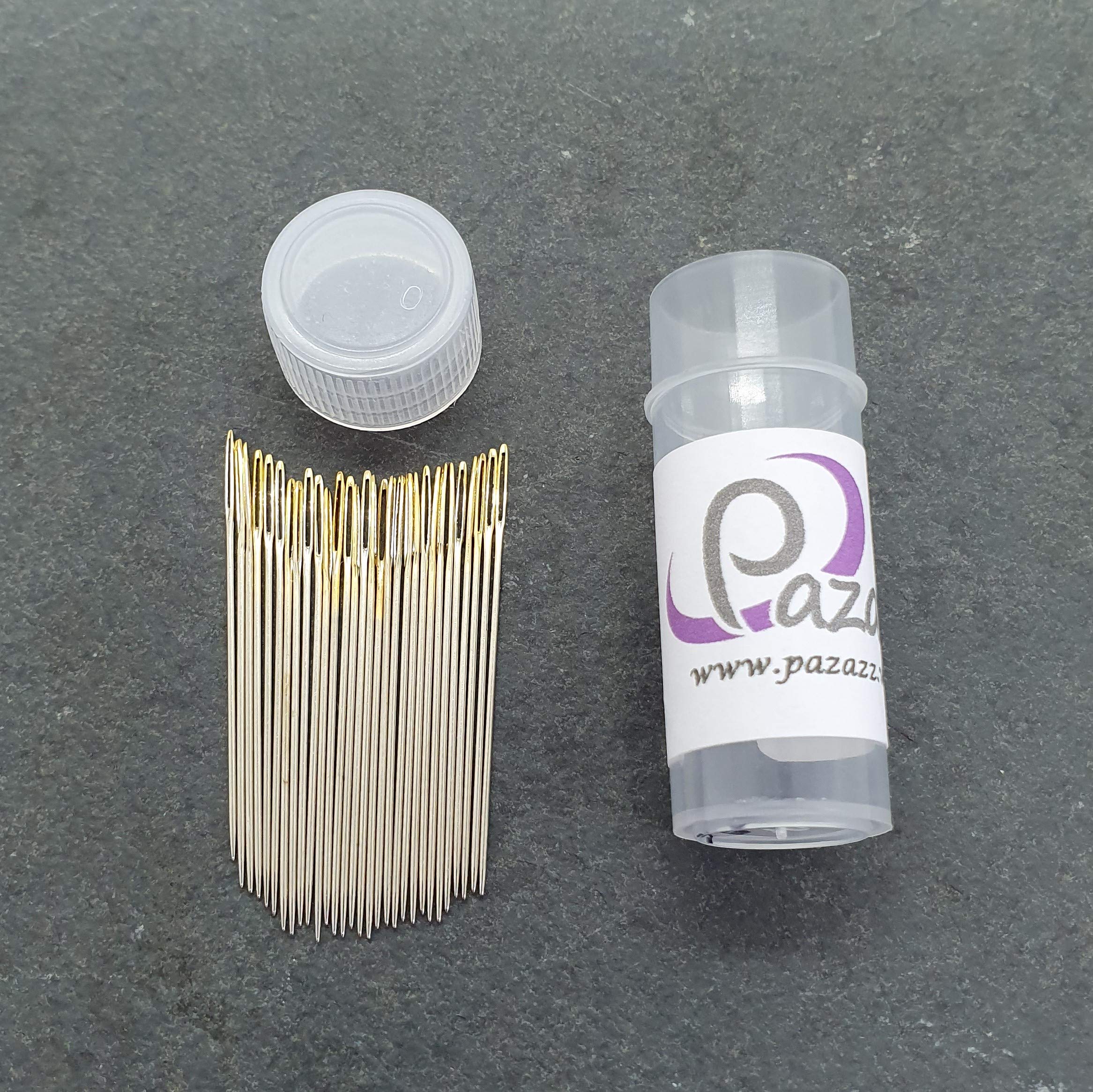 Cross Stitch Needles Embroidery Tapestry Gold Tail Sizes 22, 24, or 26 Pack of 30 (22)