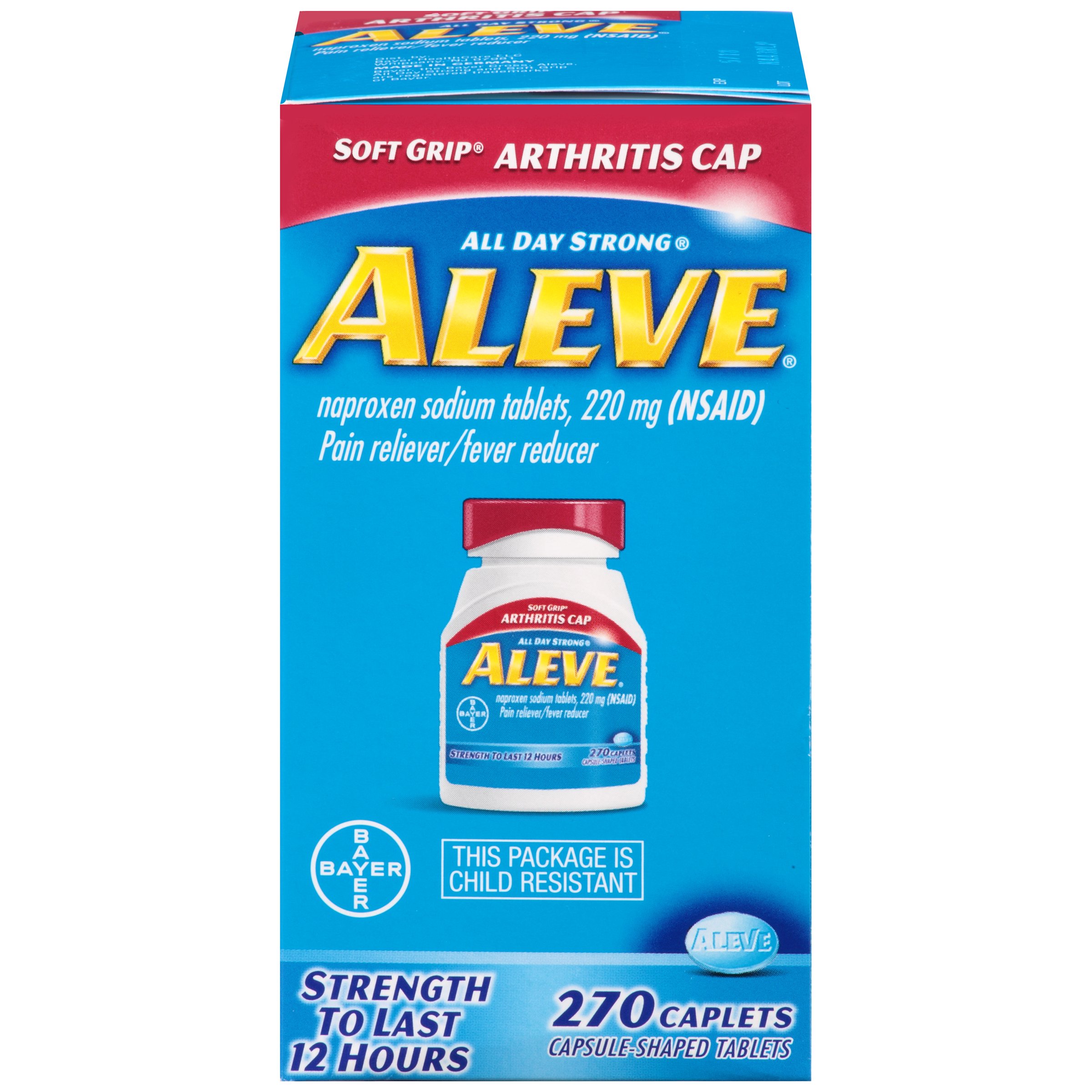 Aleve PM with Easy Open Arthritis Cap, Caplets with