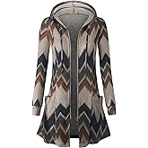 Miusey Womens Zip Up Long Hoodie Jacket Lightweight Tunic Sweatshirt Open Front Cardigan