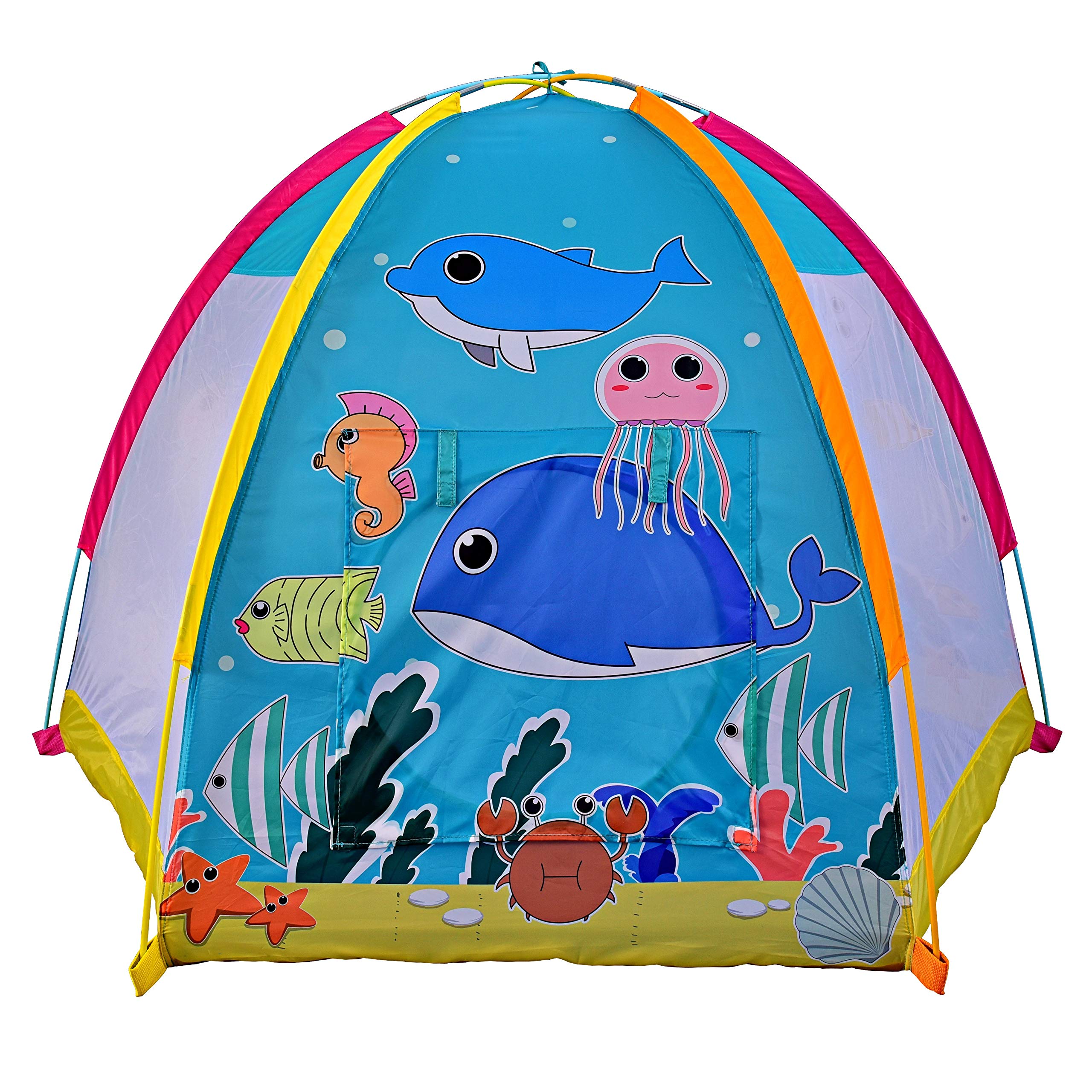 NARMAY® Play Tent Ocean World Dome Tent for Kids Indoor/Outdoor Joy - 72 x 60 x 42 inch