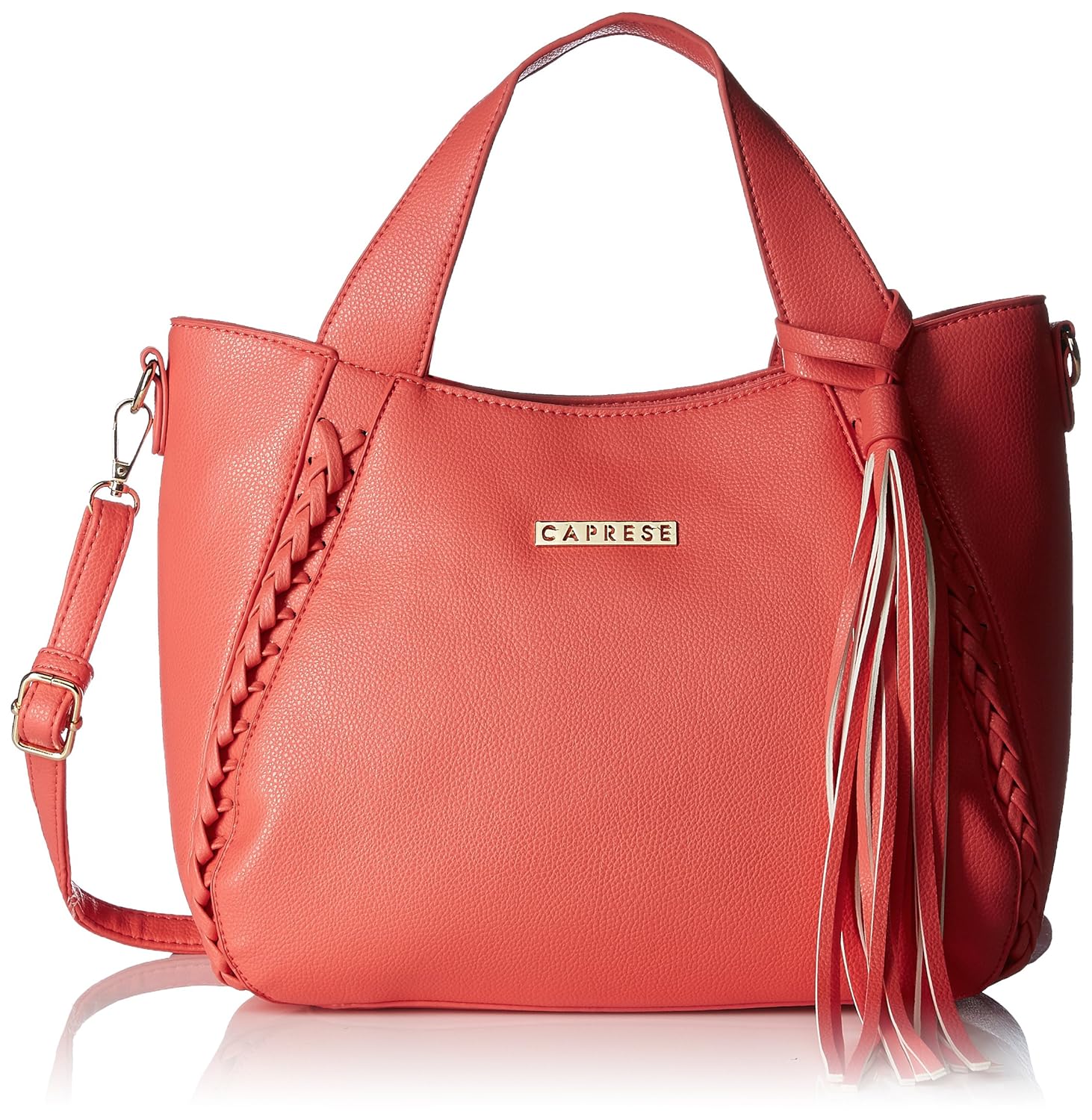 caprese women's satchel (pink)