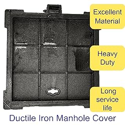 MOSINSBO 20x20 Cast Iron Manhole Cover and Frame, B