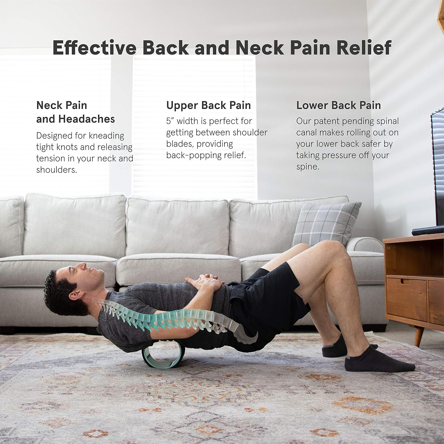 Chirp Wheel+ for Back Pain Relief - 6" : Sports & Outdoors