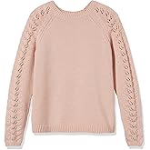 Kid Nation Girls Sweaters for Teen Girls Toddler Girl Cute Knit Crewneck Pullover