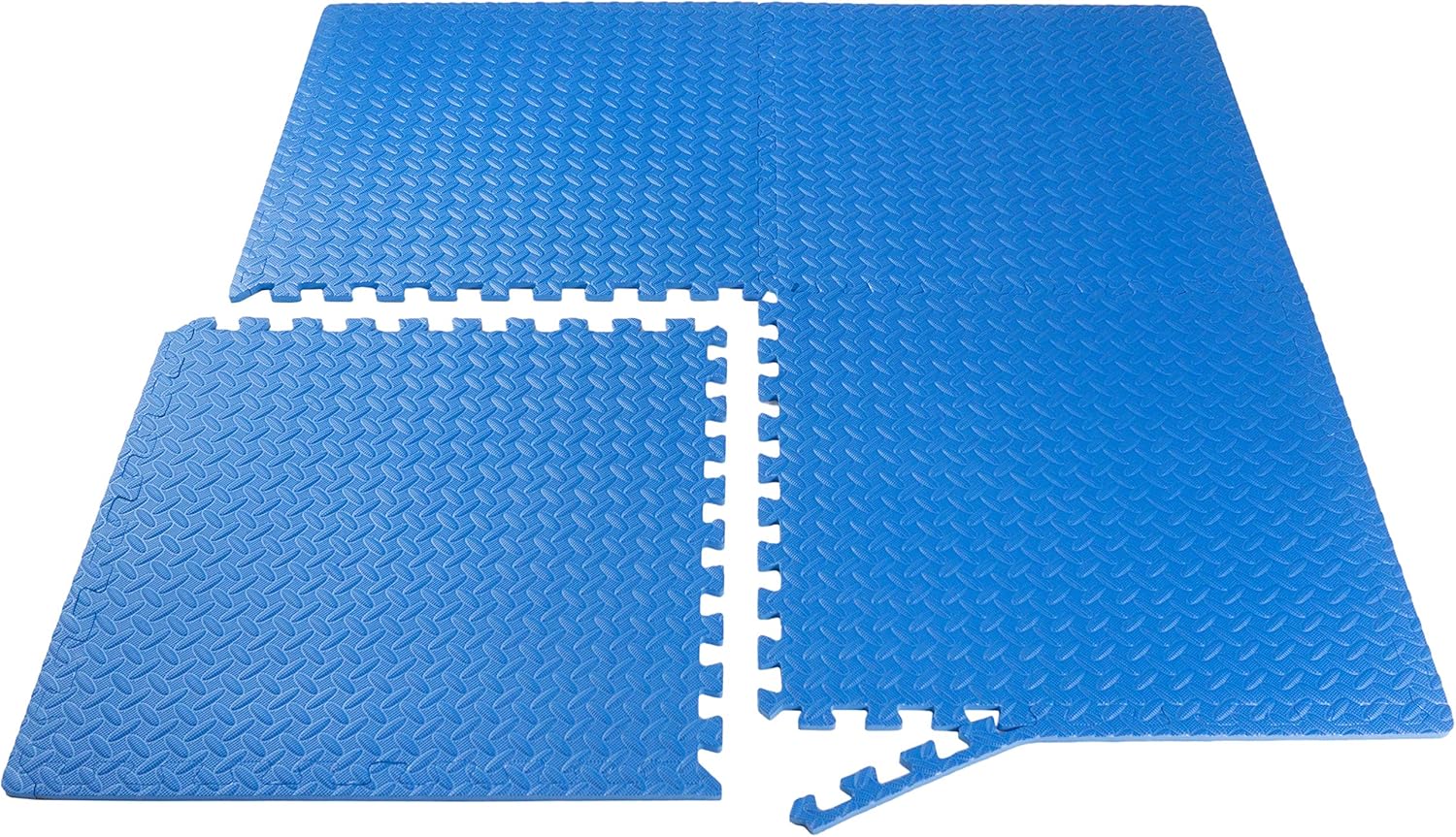 ProsourceFit Extra Thick Puzzle Exercise Mat1/2, EVA Foam Interlocking Tiles for Protective, Cushioned Workout Flooring for Home and Gym Equipment, Blue : Sports & Outdoors