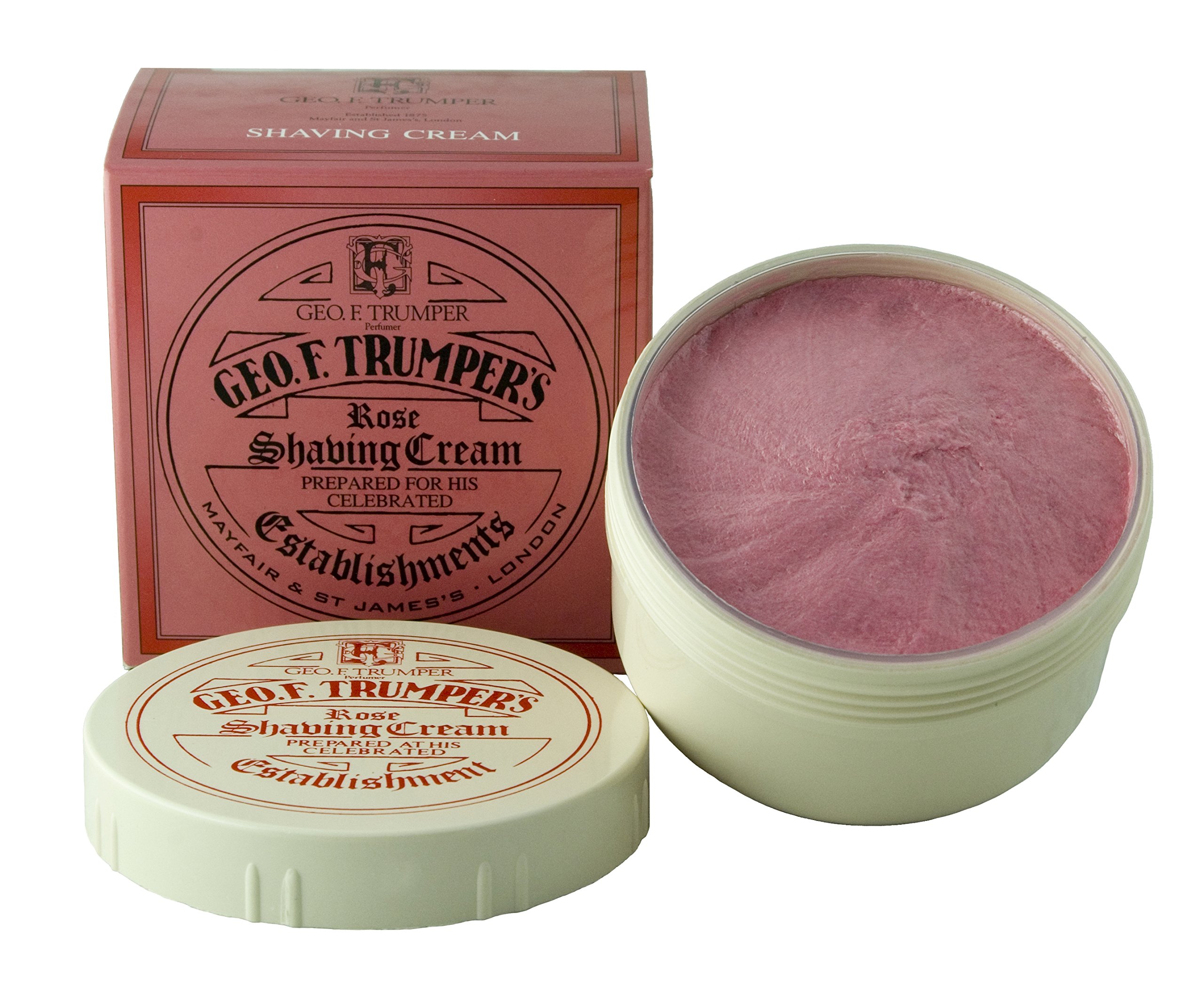 Geo F Trumper Shave Cream - Rose 200gm Tub