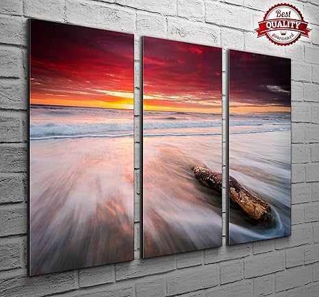 Download 3 panel strand wandkunst For iPhone 3 Panel Strand Wandkunst