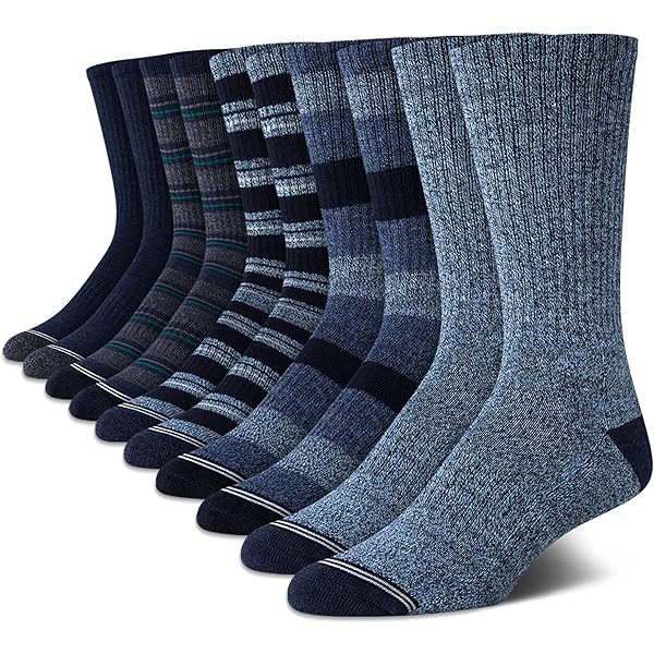 Nautica Men's Performance Quarter Socks with Cushioned Comfort (6