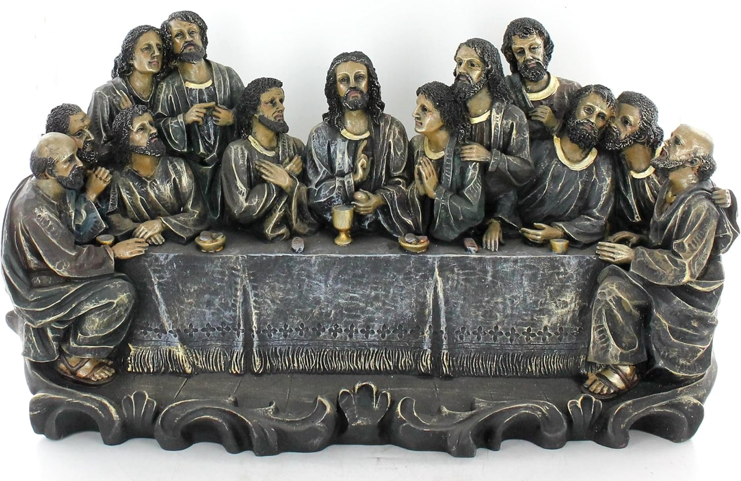 The Last Supper Wall Art Mounted or Table Top Art Bronze Color D92060