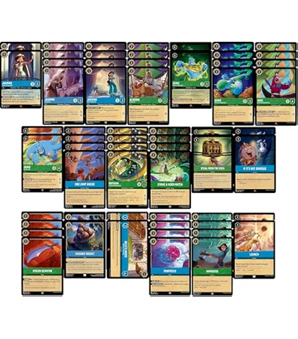 treasure planet cards lorcana Amazon.com: MTG Decks & More Lorcana Treasure Planet Deck -Jim Hawkins,  John Silver - Custom Built - Very Strong