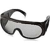 Crossfire 19218 Wire Mesh Safety Glasses - Matte Black Frame