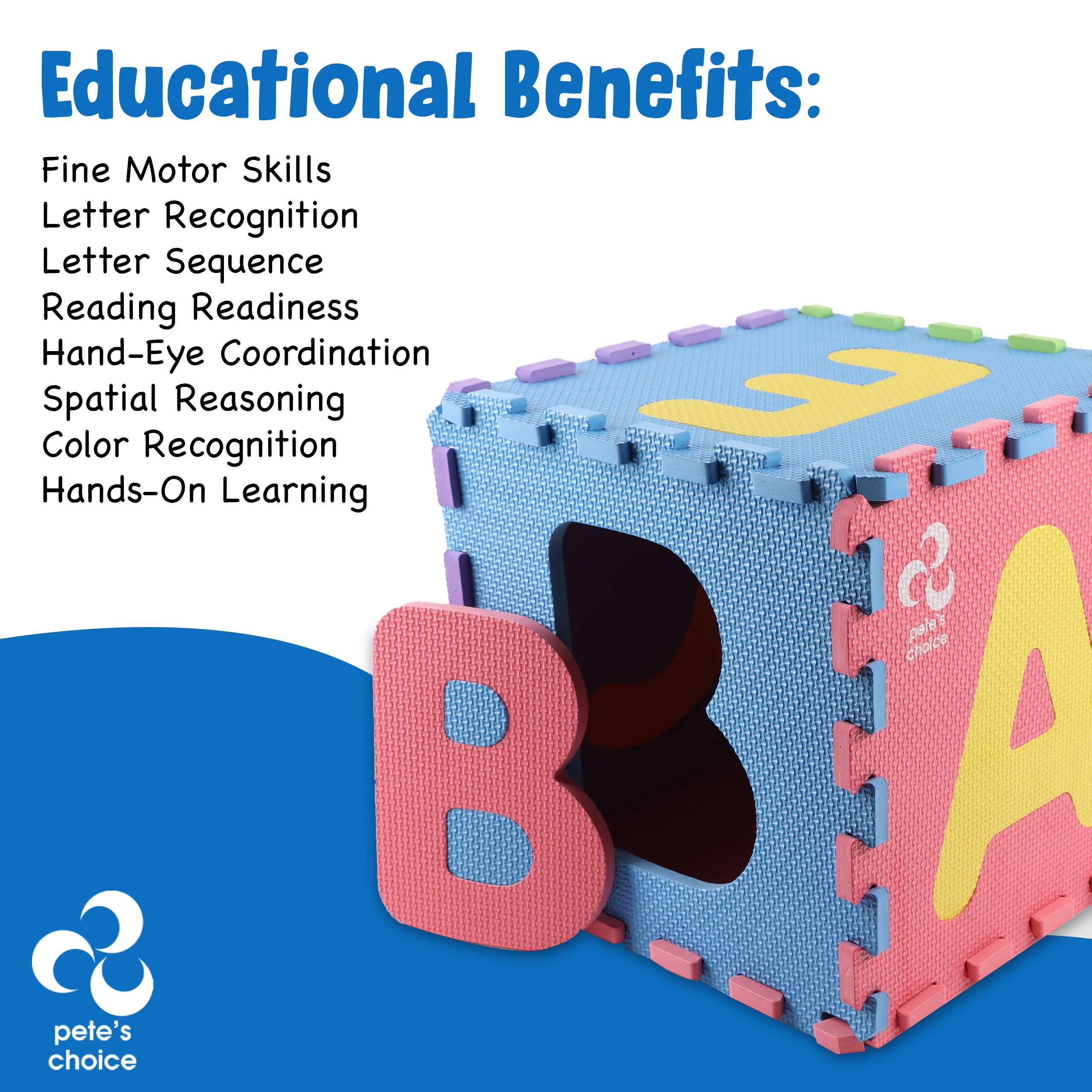 Mua SAFEST Non Toxic Alphabet Puzzle Mat - THICKEST ABC Flooring Mat ...
